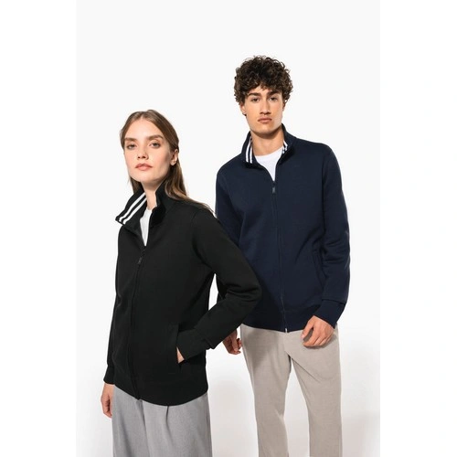 Chaqueta de felpa con cremallera hombre
