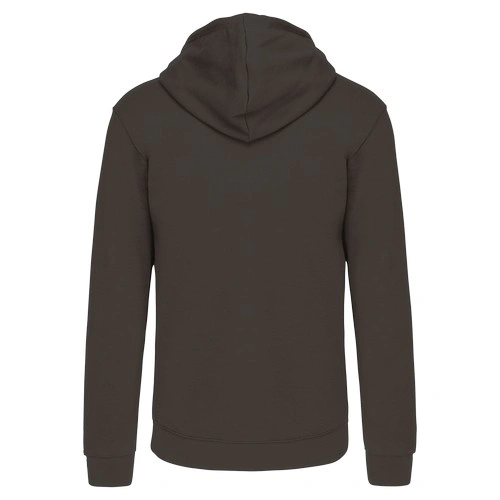 Sudadera capucha y cremallera contrastada