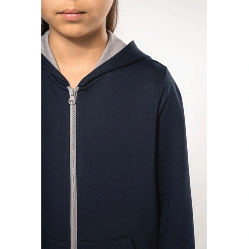 Sudadera capucha y cremallera niños
