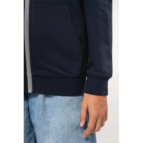 Sudadera capucha y cremallera niños