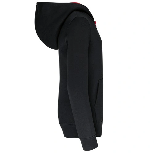 Sudadera capucha y cremallera niños