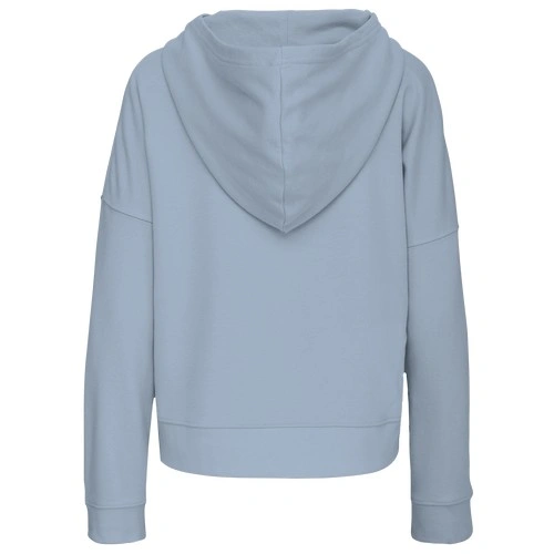 Sudadera Lounge algodón orgánico con capucha mujer