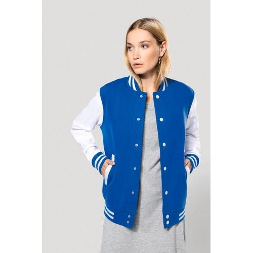 Cazadora béisbolera de felpa unisex