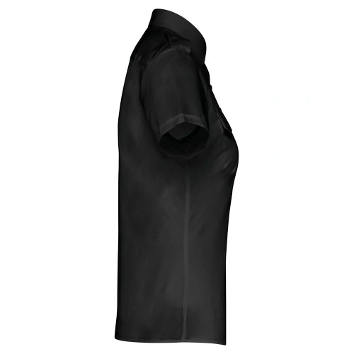 Camisa piloto manga corta mujer