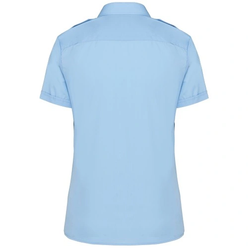 Camisa piloto manga corta mujer