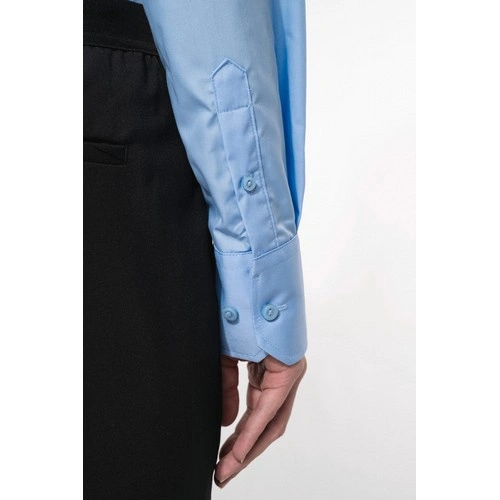 Camisa piloto manga larga mujer