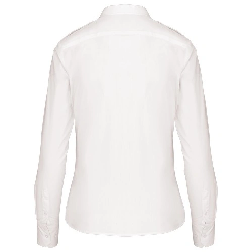 Camisa piloto manga larga mujer