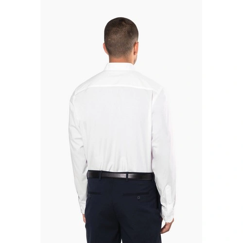 Camisa cuello mao manga larga hombre
