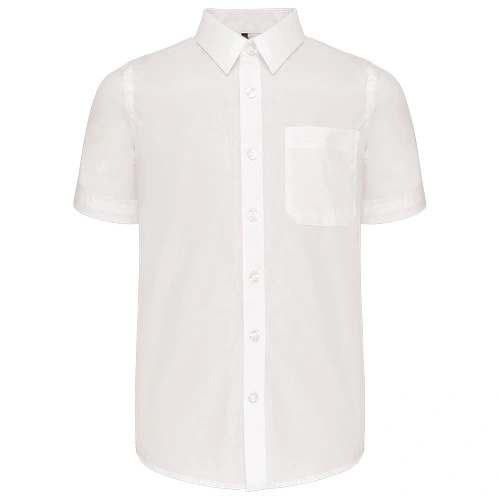 Camisa popelina manga corta niños