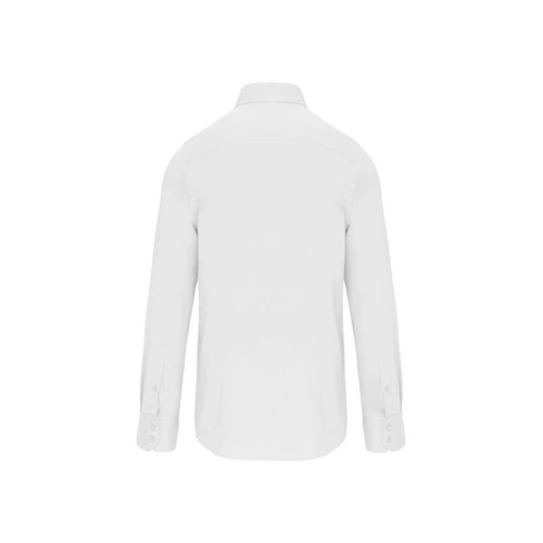 Camisa ajustado no-plancha manga larga hombre