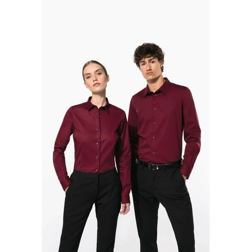 Camisa strech manga larga hombre