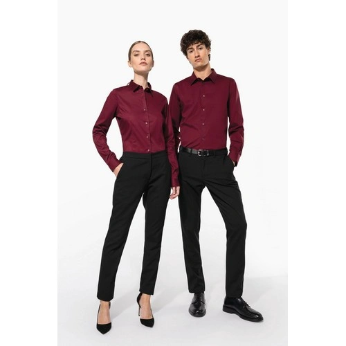 Camisa stretch manga larga mujer