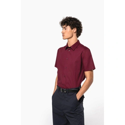 Camisa strech manga corta hombre