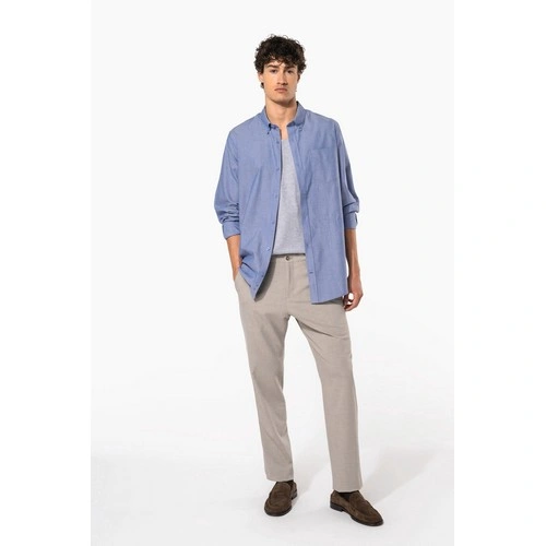 Camisa oxford manga larga hombre