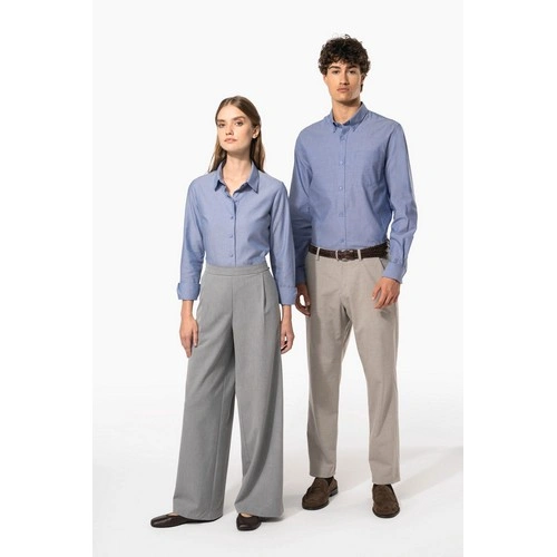 Camisa oxford manga larga hombre
