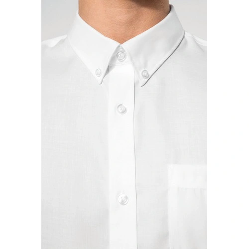 Camisa micro sarga no-plancha manga corta hombre