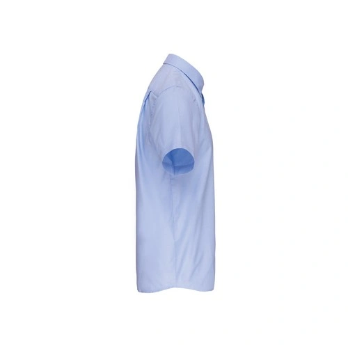 Camisa micro sarga no-plancha manga corta hombre