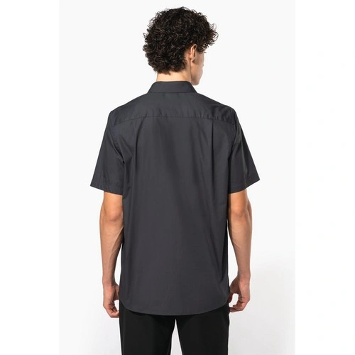 Camisa popelina manga corta hombre