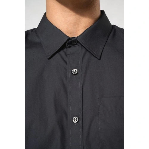 Camisa popelina manga corta hombre