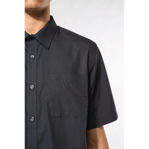 Camisa popelina manga corta hombre