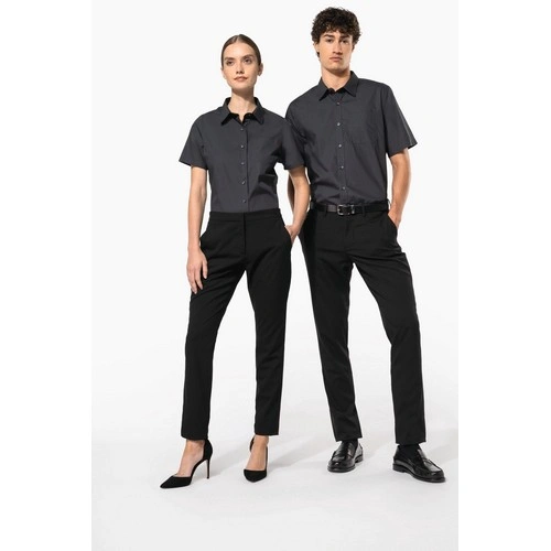 Camisa popelina manga corta hombre