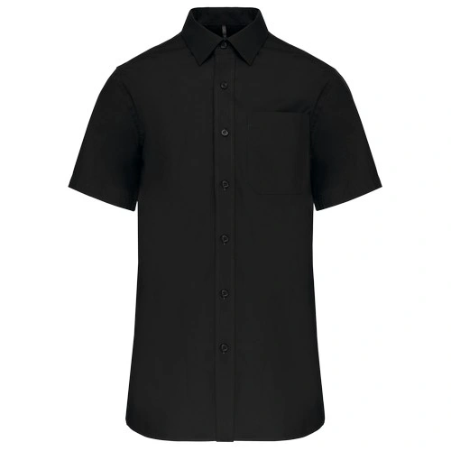 Camisa popelina manga corta hombre