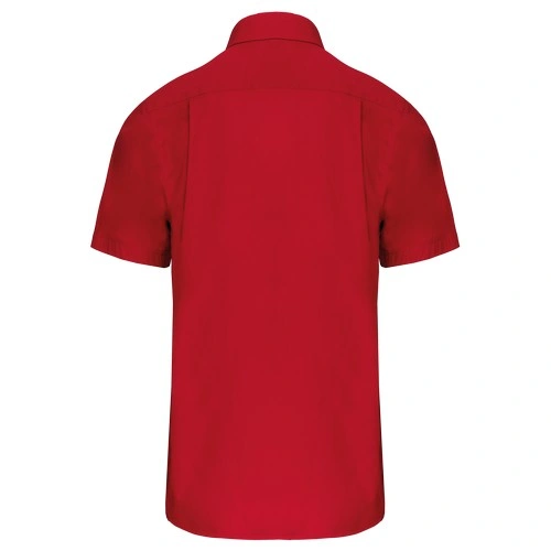 Camisa popelina manga corta hombre