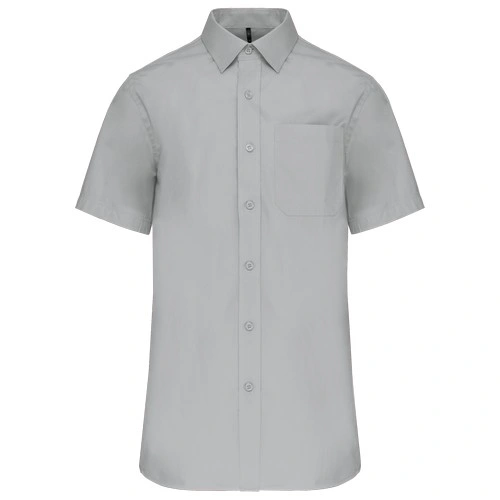 Camisa popelina manga corta hombre