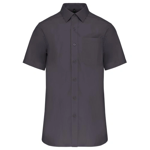 Camisa popelina manga corta hombre