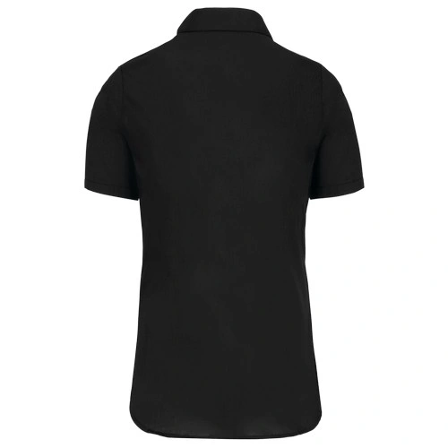 Camisa popelina manga corta mujer