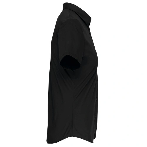 Camisa popelina manga corta mujer