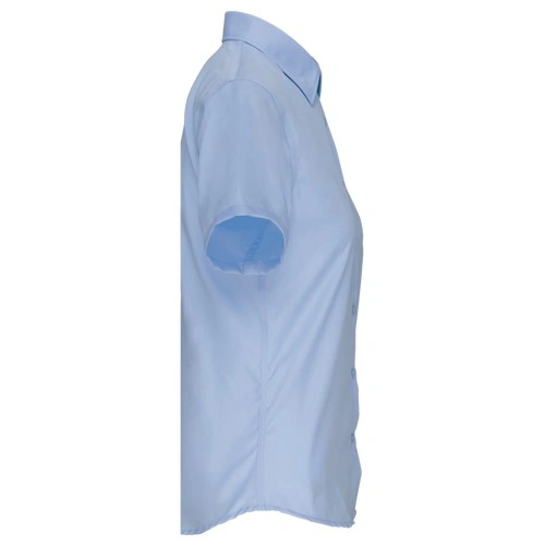 Camisa popelina manga corta mujer