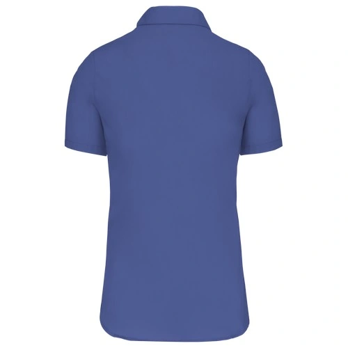 Camisa popelina manga corta mujer