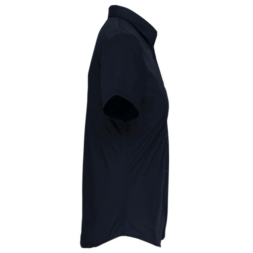 Camisa popelina manga corta mujer