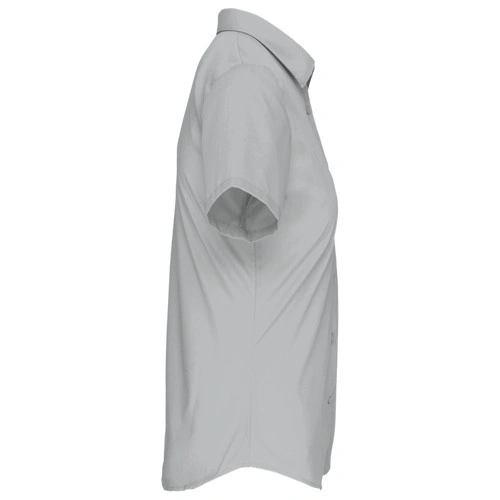 Camisa popelina manga corta mujer