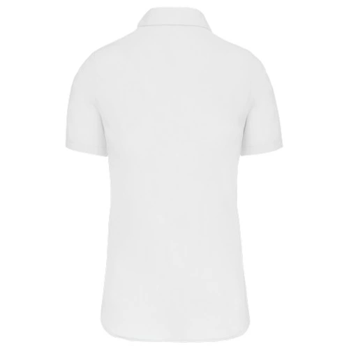 Camisa popelina manga corta mujer