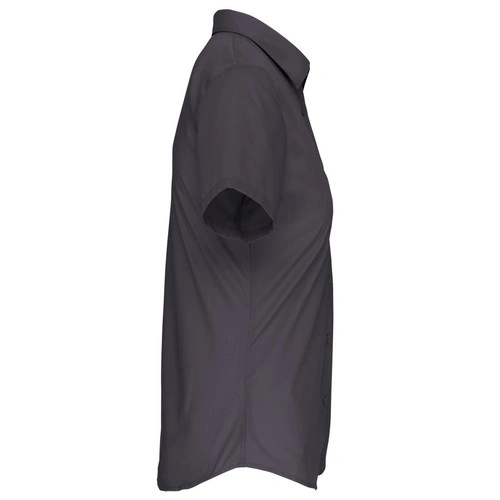 Camisa popelina manga corta mujer