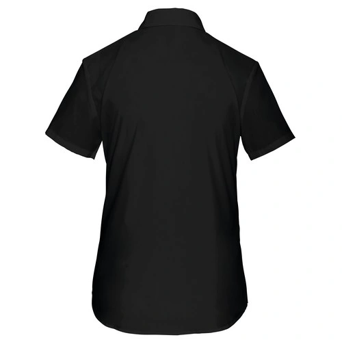 Camisa popelina de polialgodón manga corta de fácil cuidado mujer