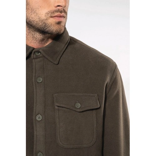 Sobrecamisa polar con forro de sherpa