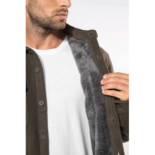 Sobrecamisa polar con forro de sherpa