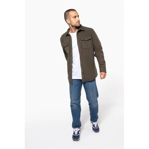 Sobrecamisa polar con forro de sherpa