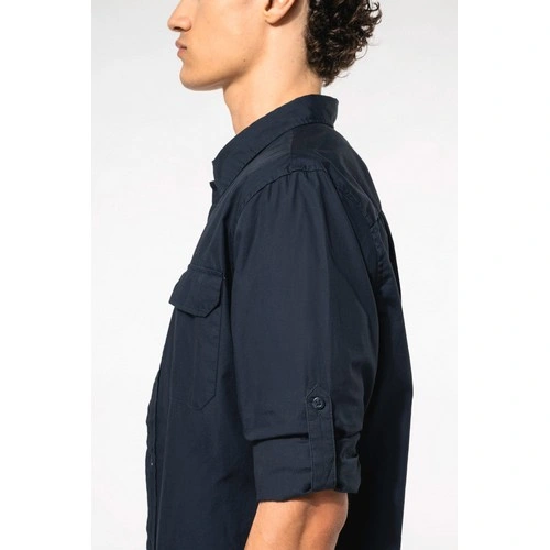 Camisa Safari manga larga hombre
