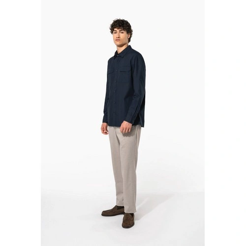 Camisa Safari manga larga hombre