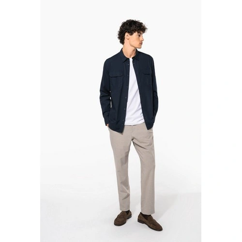 Camisa Safari manga larga hombre