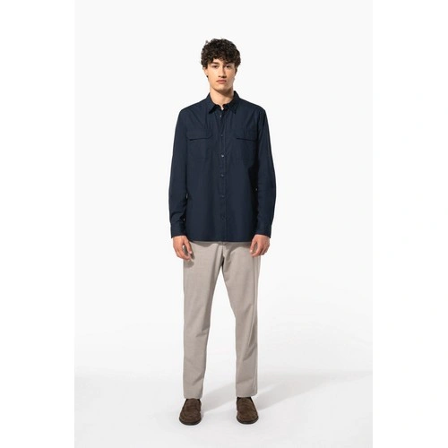 Camisa Safari manga larga hombre