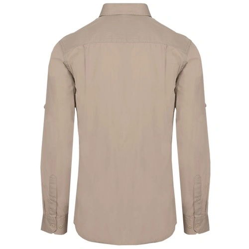 Camisa Safari manga larga hombre