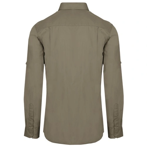Camisa Safari manga larga hombre
