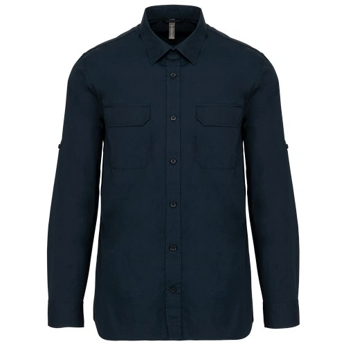 Camisa Safari manga larga hombre