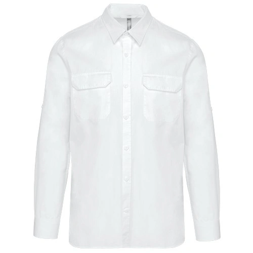 Camisa Safari manga larga hombre