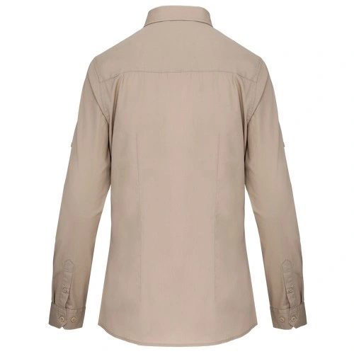 Camisa Safari manga larga mujer